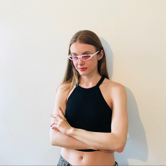 BELLA RETRO STYLE BABY WHITE SUNGLASSES UV 400 - Picture 2 of 8